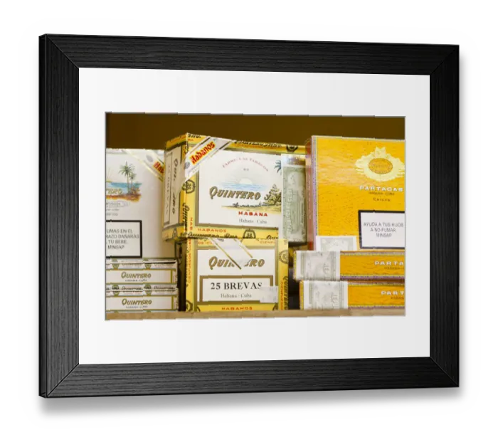 Framed Print : Cuba. Cuban cigars