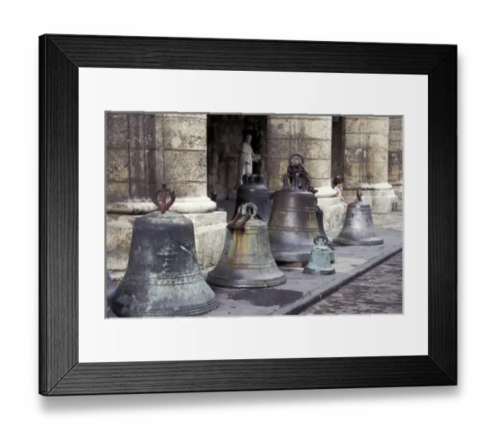 Framed Print : NA, Cuba, Old Havana Historic bells in Plaza de las Armas Framed Print : NA, Cuba, Old Havana Historic bells in Plaza de las Armas