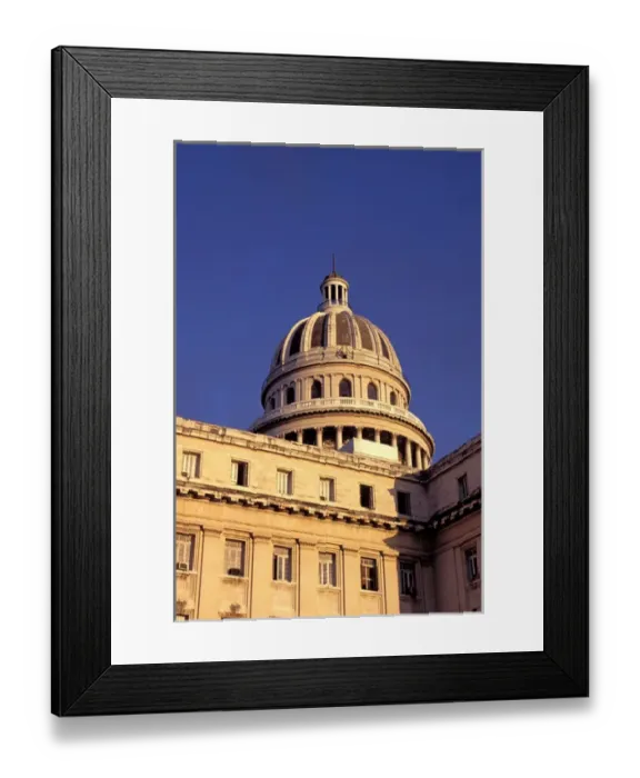 Framed Print : Caribbean, Cuba, Havana. Capitolio (Capitol)