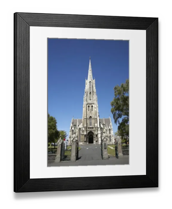 Framed Print : Historic First Church, Dunedin, South Island, New Zealand Framed Print : Historic First Church, Dunedin, South Island, New Zealand