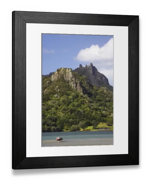 Framed Print : Mt Manaia, Whangarei Heads, Whangarei Harbour, Northland
