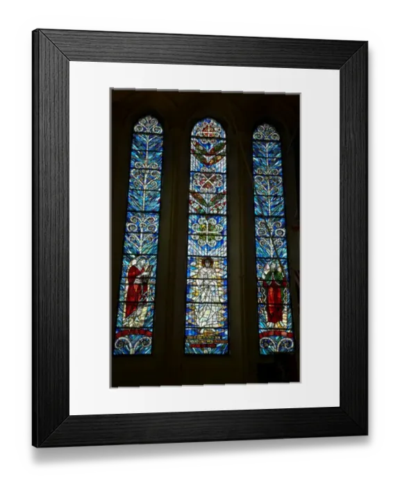 Framed Print : Stained Glass Window, Cathedral Church of Christ, Cathedral Square, Christchurch Framed Print : Stained Glass Window, Cathedral Church of Christ, Cathedral Square, Christchurch