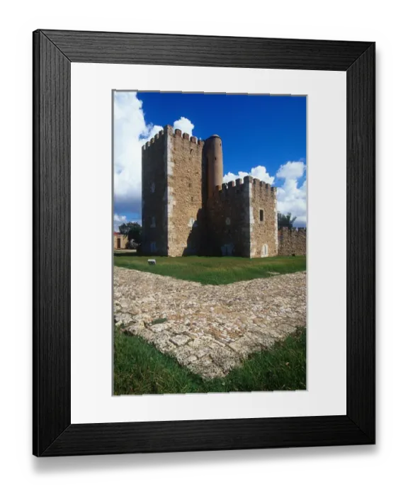 Framed Print : Old Spanish Colonial City of Santo Domingo