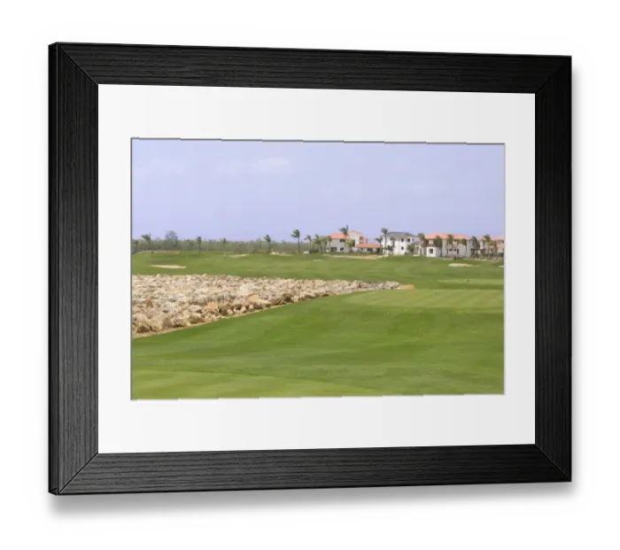 Framed Print : Dominican Republic, La Romana, Chavon, La Estancia Golf Resort, golf course and villas Framed Print : Dominican Republic, La Romana, Chavon, La Estancia Golf Resort, golf course and villas