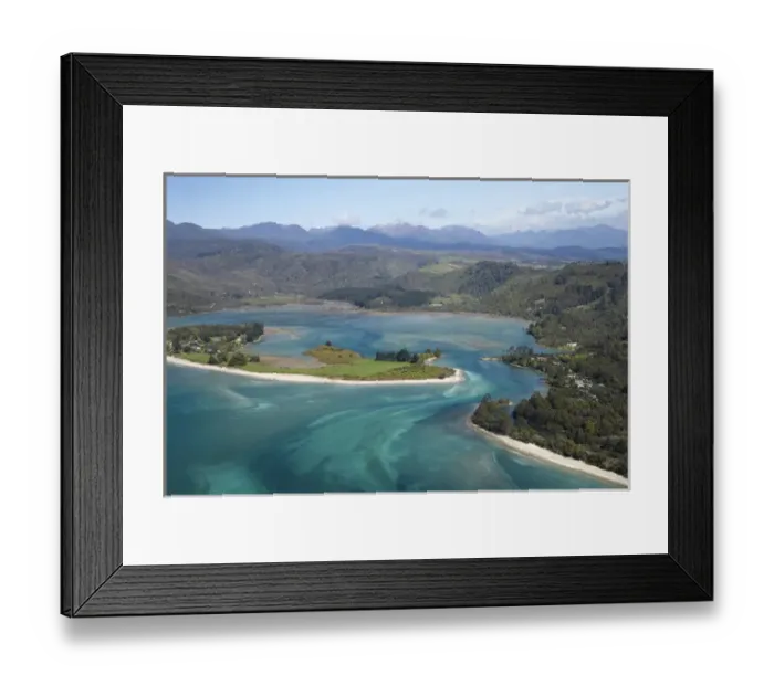 Framed Print : Parapara (left), Parapara Inlet and Milnthorpe (right), Golden Bay, Nelson Region Framed Print : Parapara (left), Parapara Inlet and Milnthorpe (right), Golden Bay, Nelson Region