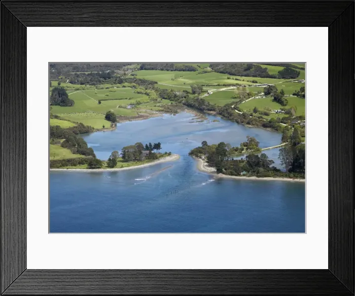 Framed Print : Inlet, Onekaka, Golden Bay, Nelson Region, South Island, New Zealand - aerial Framed Print : Inlet, Onekaka, Golden Bay, Nelson Region, South Island, New Zealand - aerial