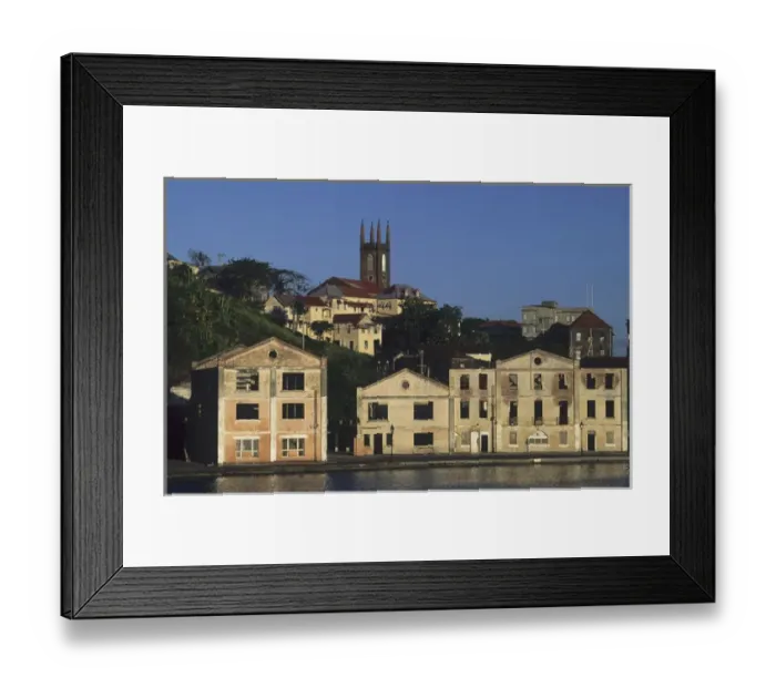 Framed Print : Grenada, St. Georges Harbor Framed Print : Grenada, St. Georges Harbor