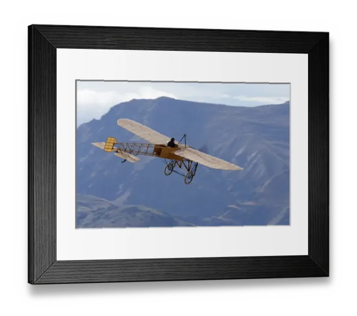 Framed Print : New Zealand, Otago, Wanaka, Warbirds Over Wanaka, Vintage Bleriot XI Aircraft ( 1909 ) Framed Print : New Zealand, Otago, Wanaka, Warbirds Over Wanaka, Vintage Bleriot XI Aircraft ( 1909 )