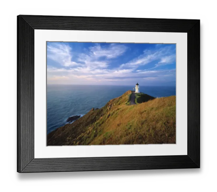 Framed Print : The Cape Reinga lighthouse on the North Island of New Zealand Framed Print : The Cape Reinga lighthouse on the North Island of New Zealand
