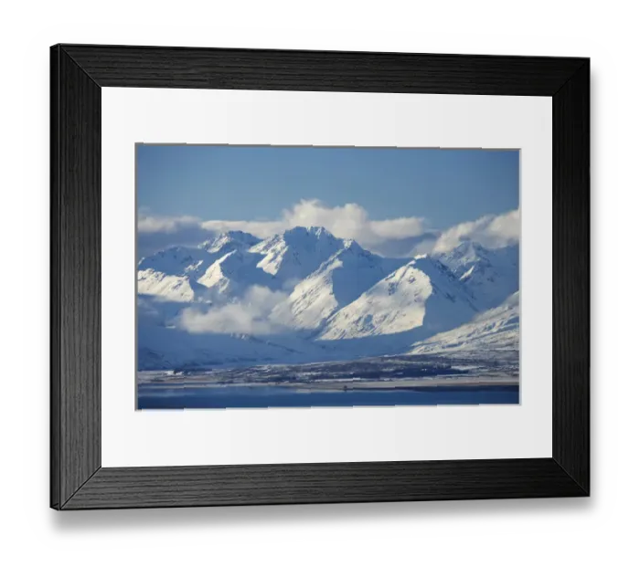 Framed Print : New Zealand, South Island, Canterbury, Mackenzie Country, Lake Tekapo, Mt Ross Framed Print : New Zealand, South Island, Canterbury, Mackenzie Country, Lake Tekapo, Mt Ross