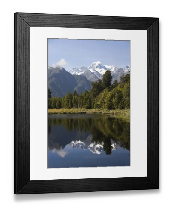 Framed Print : Lake Matheson, New Zealand. Some of the stunning images available at Lake Matheson Framed Print : Lake Matheson, New Zealand. Some of the stunning images available at Lake Matheson