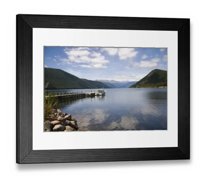 Framed Print : South Island, New Zealand. A beautiful glacial lake in the north of the South Island Framed Print : South Island, New Zealand. A beautiful glacial lake in the north of the South Island