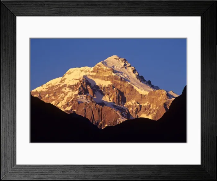 Framed Print : Sunrise on east face of 22, 841 Cerro Aconcagua, highest mountain in the Andes Framed Print : Sunrise on east face of 22, 841 Cerro Aconcagua, highest mountain in the Andes