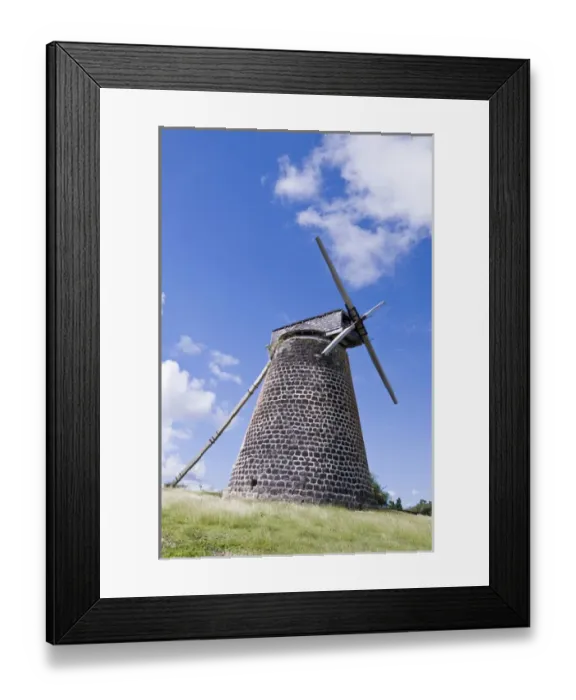 Framed Print : North America, Caribbean, Antigua. Bettys Hope Plantation. Once the largest