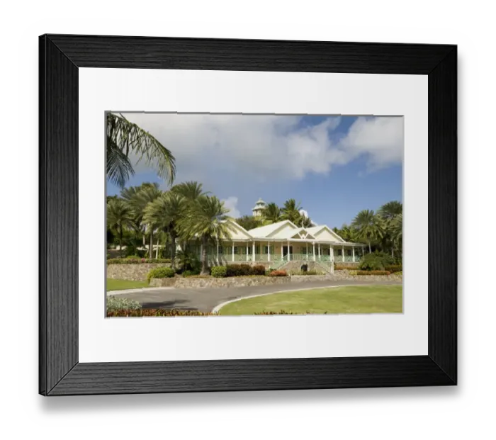 Framed Print : North America, Caribbean, Antigua. Stanford business park adjacent to the Antigua airport Framed Print : North America, Caribbean, Antigua. Stanford business park adjacent to the Antigua airport