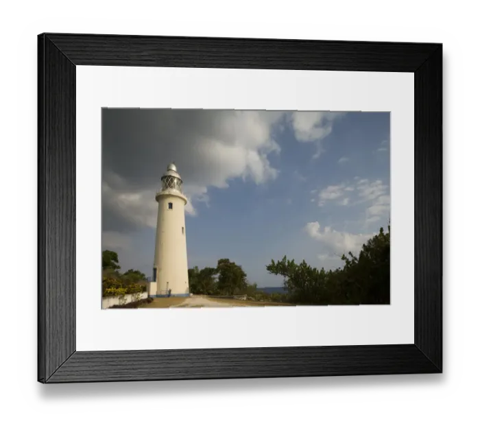 Framed Print : Jamaica, Negril, Afternoon sun lights lighthouse on bluff overlooking Caribbean Sea Framed Print : Jamaica, Negril, Afternoon sun lights lighthouse on bluff overlooking Caribbean Sea