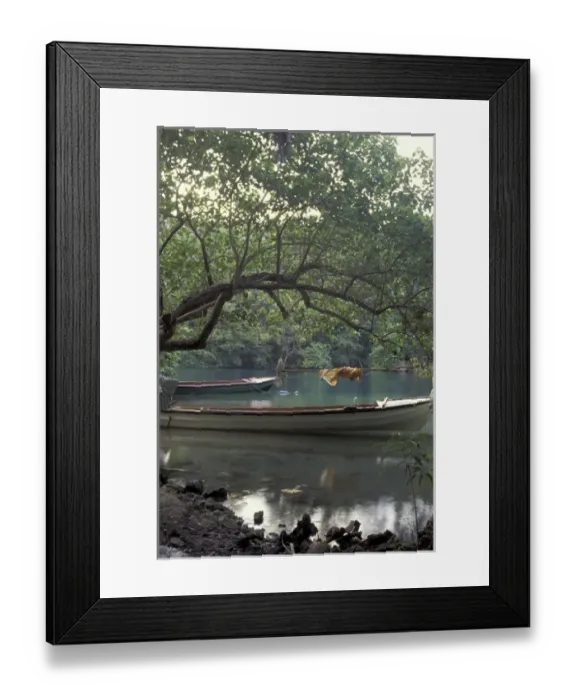 Framed Print : Caribbean, Jamaica Blue Lagoon, near Port Antonio Framed Print : Caribbean, Jamaica Blue Lagoon, near Port Antonio