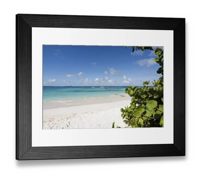 Framed Print : Long Bay Beach, Antigua, West Indies, Caribbean, Central America