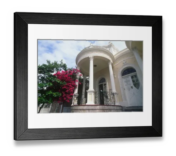 Framed Print : Ponce, historic Spanish Colonial architecture Framed Print : Ponce, historic Spanish Colonial architecture