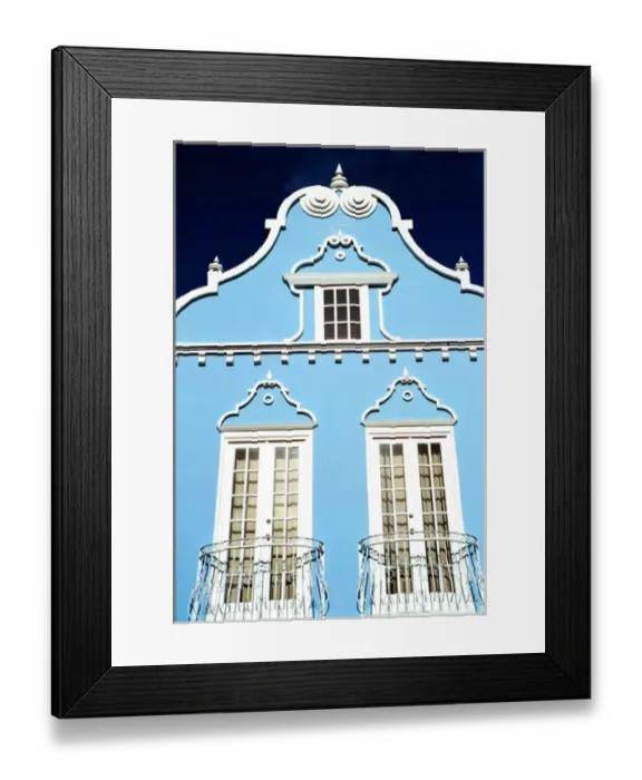 Framed Print : Caribbean, Netherlands (formerly a member of the Netherlands Antilles), Aruba. Capital