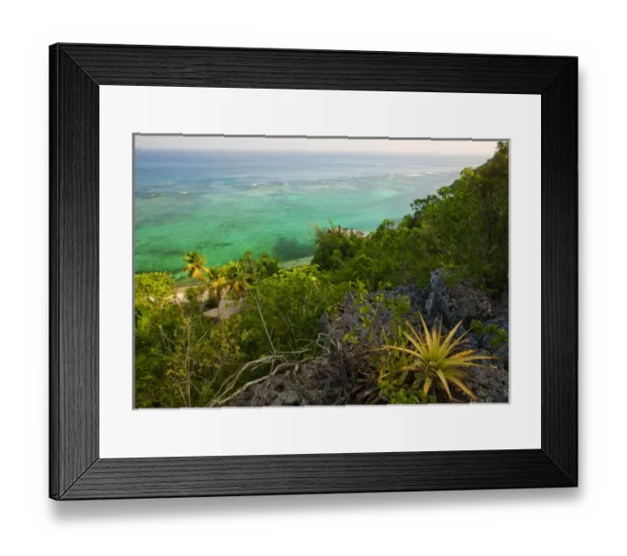 Framed Print : Sardinera harbor, Mona Island, Puerto Rico Framed Print : Sardinera harbor, Mona Island, Puerto Rico