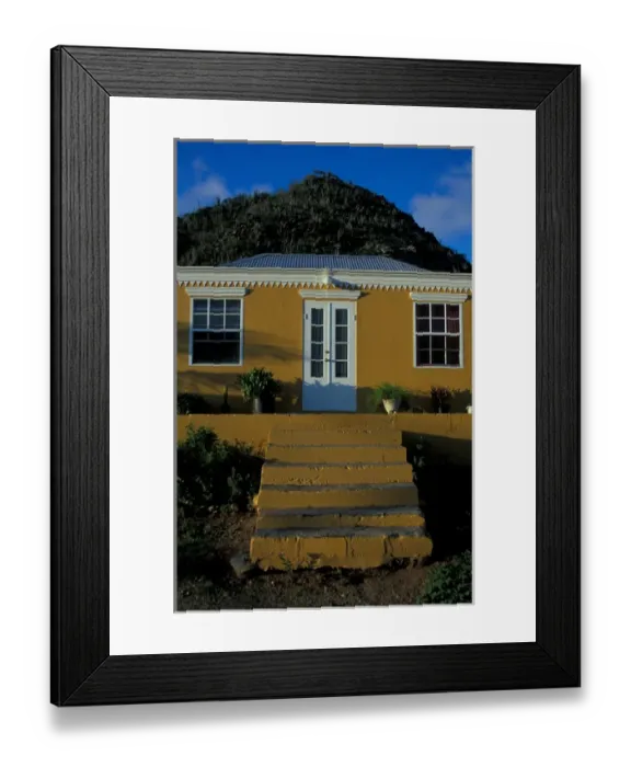 Framed Print : 01. Caribbean, Aruba. Cunucu House Framed Print : 01. Caribbean, Aruba. Cunucu House