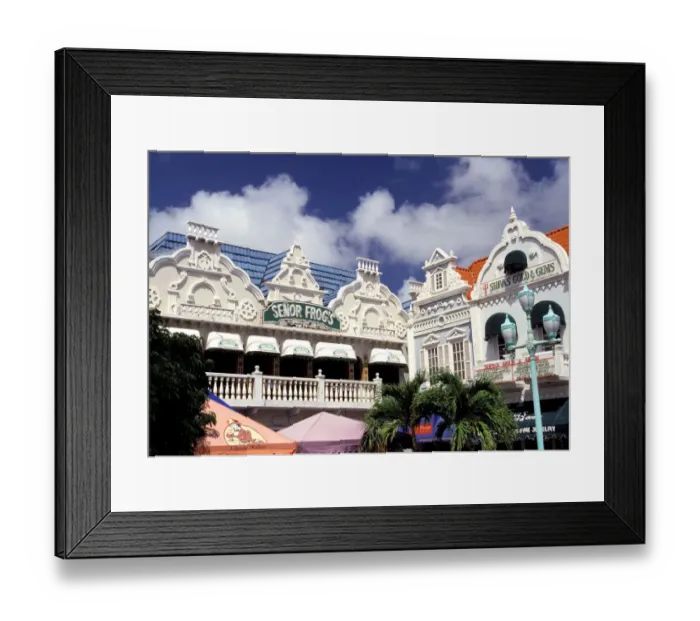 Framed Print : Caribbean, Aruba. Old mill, converted into Mill Restaurant Framed Print : Caribbean, Aruba. Old mill, converted into Mill Restaurant