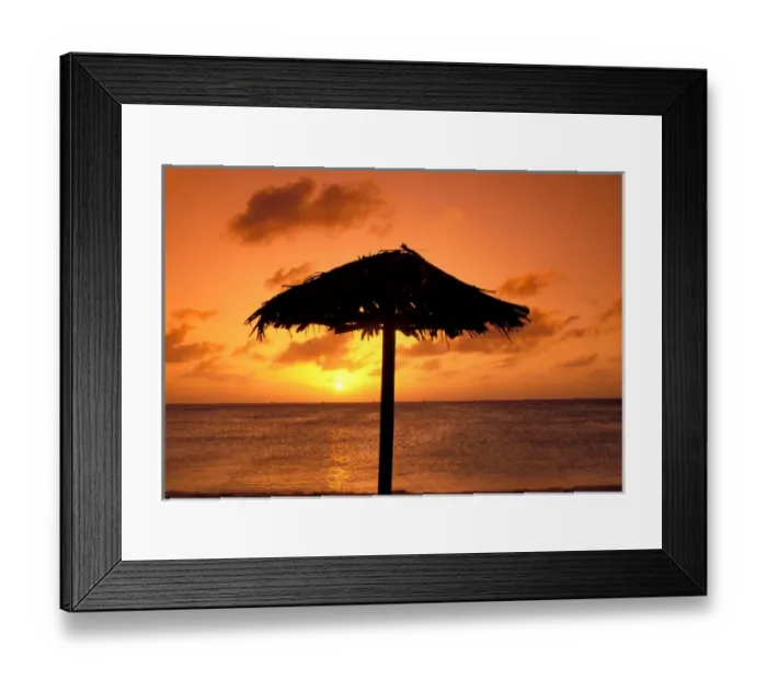 Framed Print : Caribbean, Aruba. Arashi Beach