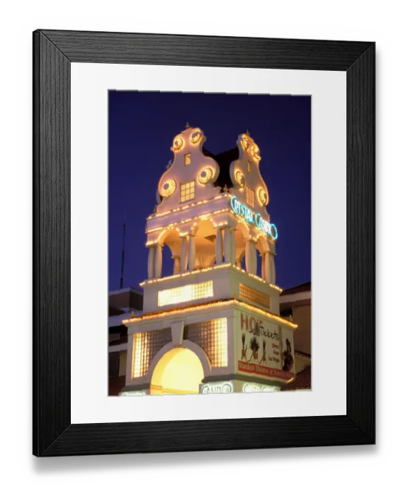 Framed Print : Caribbean, Aruba, Oranjestad. L. G. Smith Boulevard, Crystal Casino Framed Print : Caribbean, Aruba, Oranjestad. L. G. Smith Boulevard, Crystal Casino