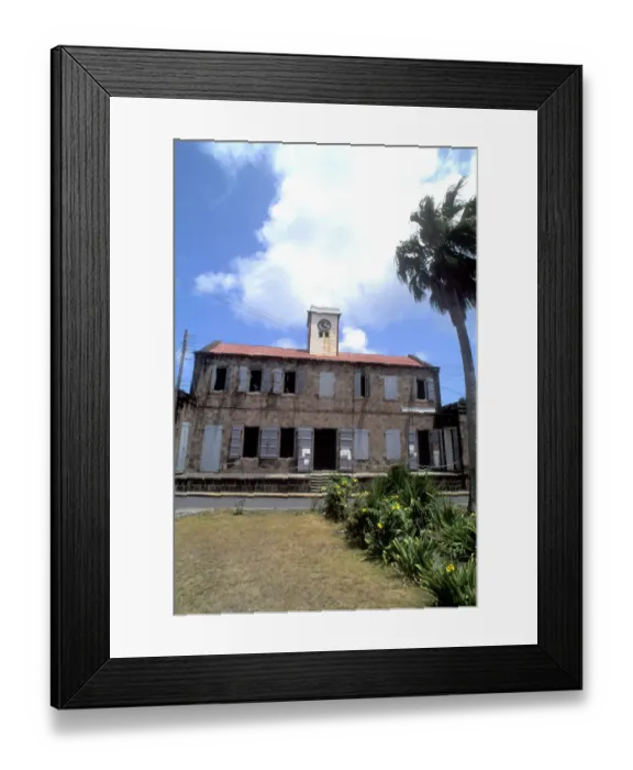 Framed Print : Nevis Public Library