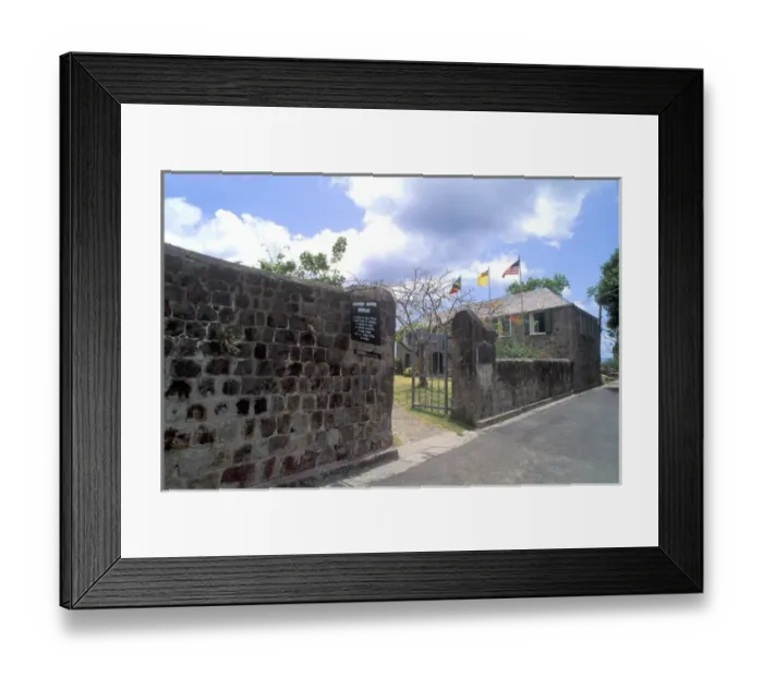 Framed Print : Alexander Hamilton birthplace Charlestown Nevis Framed Print : Alexander Hamilton birthplace Charlestown Nevis