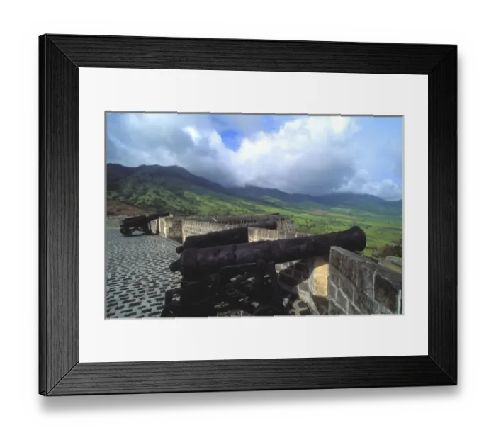 Framed Print : Brimstone Hill Fortress St Kitts Framed Print : Brimstone Hill Fortress St Kitts