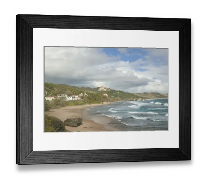 Framed Print : BARBADOS, North East Coast, Bathsheba, View of Soup Bowl Beach, Prime Barbados Surfing Framed Print : BARBADOS, North East Coast, Bathsheba, View of Soup Bowl Beach, Prime Barbados Surfing