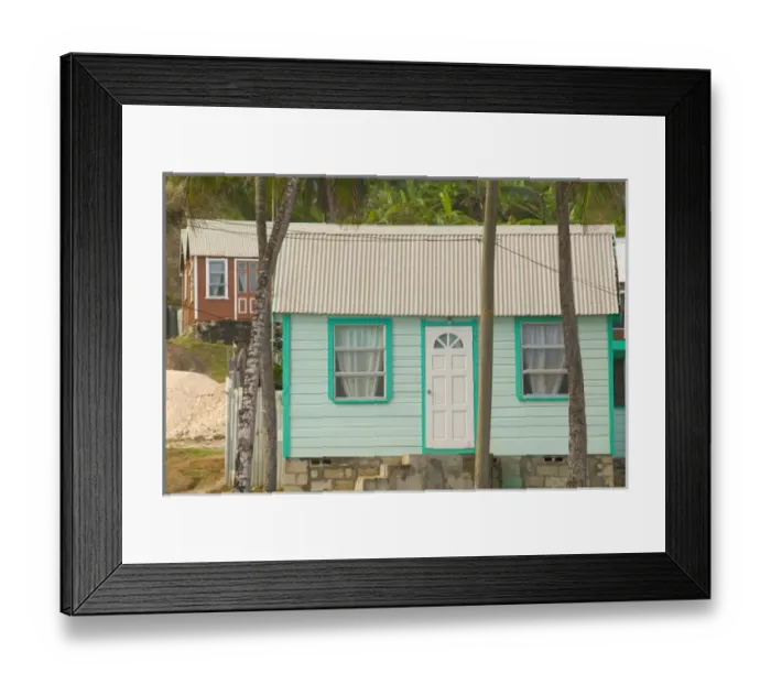 Framed Print : BARBADOS, North East Coast, Bathsheba, Detail of Village House Framed Print : BARBADOS, North East Coast, Bathsheba, Detail of Village House