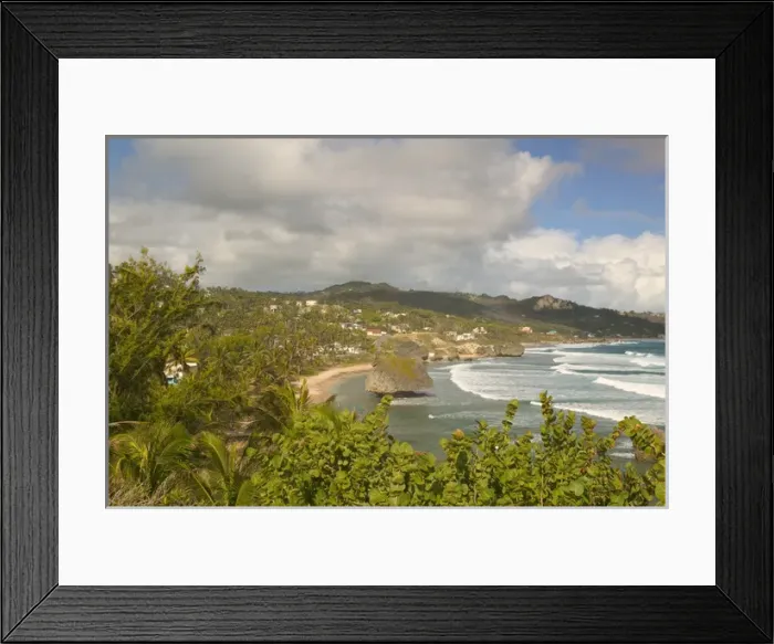 Framed Print : BARBADOS, North East Coast, Bathsheba, View of Soup Bowl Beach, Prime Barbados Surfing Framed Print : BARBADOS, North East Coast, Bathsheba, View of Soup Bowl Beach, Prime Barbados Surfing