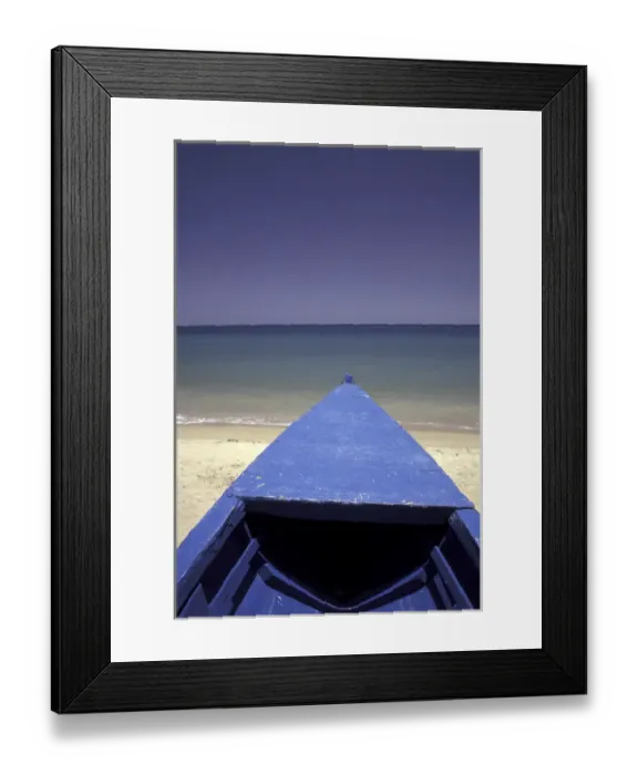 Framed Print : Caribbean, Nevis Boat on Pinney Beach Framed Print : Caribbean, Nevis Boat on Pinney Beach