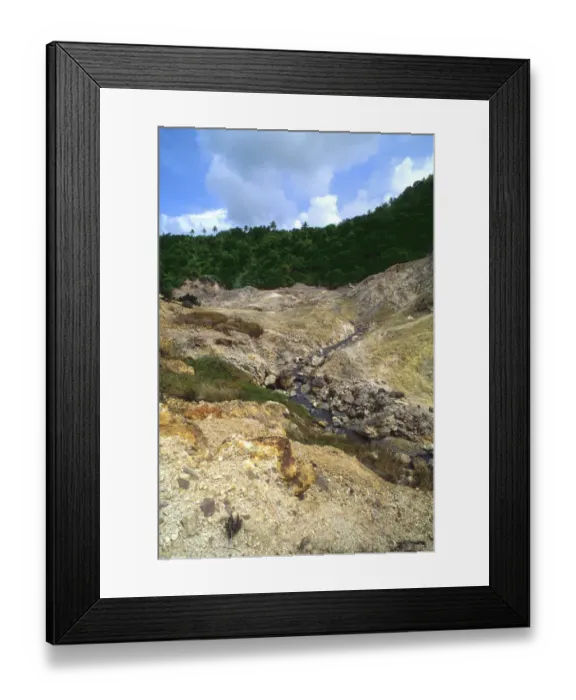 Framed Print : Drive In Volcano Soufriere St Lucia Framed Print : Drive In Volcano Soufriere St Lucia