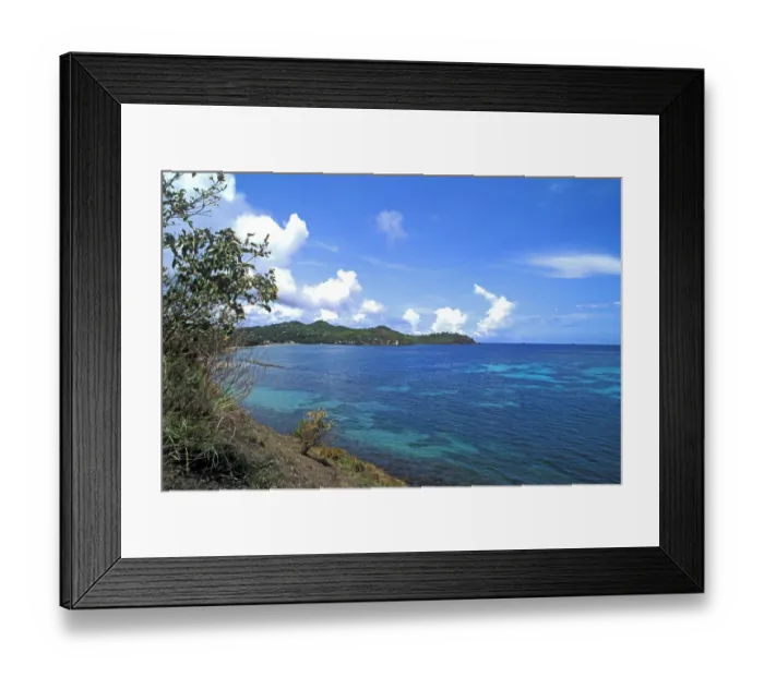 Framed Print : Marigot Bay in St Lucia Framed Print : Marigot Bay in St Lucia