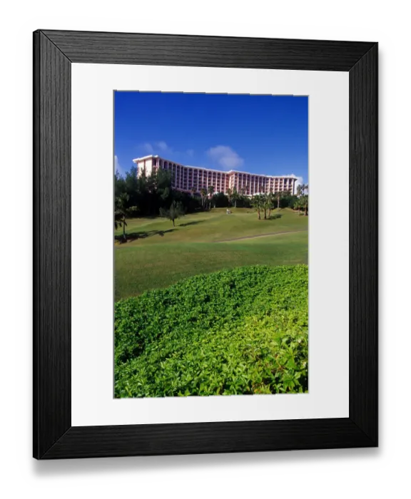 Framed Print : Caribbean, Bermuda, Southhampton Parish, Southampton Princess Hotel. Golf Course Framed Print : Caribbean, Bermuda, Southhampton Parish, Southampton Princess Hotel. Golf Course