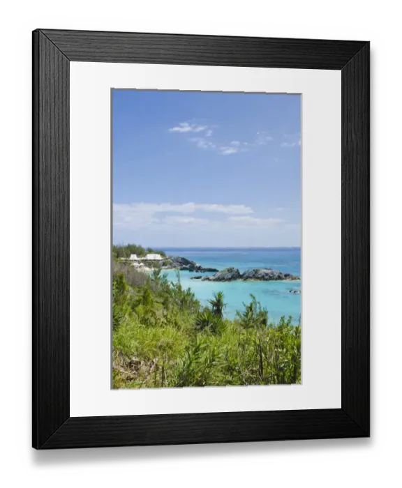 Framed Print : Bermuda. East Whale Bay beach at Fairmont Southampton Princess hotel Framed Print : Bermuda. East Whale Bay beach at Fairmont Southampton Princess hotel