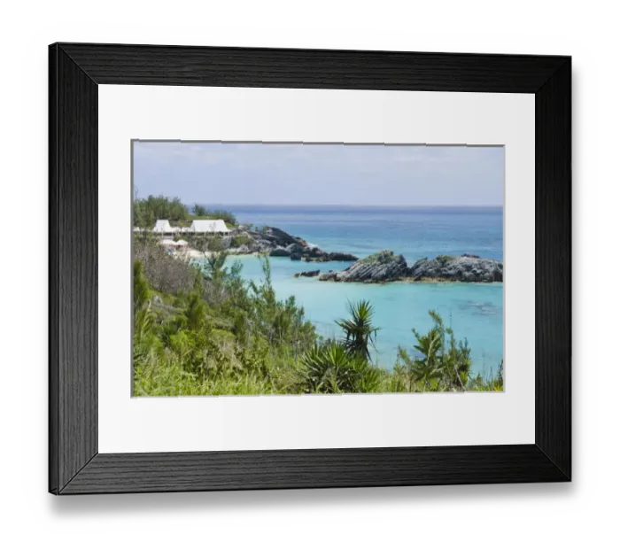 Framed Print : Bermuda. East Whale Bay beach at Fairmont Southampton Princess hotel Framed Print : Bermuda. East Whale Bay beach at Fairmont Southampton Princess hotel