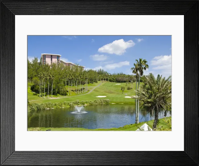 Framed Print : Bermuda. Fairmont Southampton Hotel and Golf Club Framed Print : Bermuda. Fairmont Southampton Hotel and Golf Club