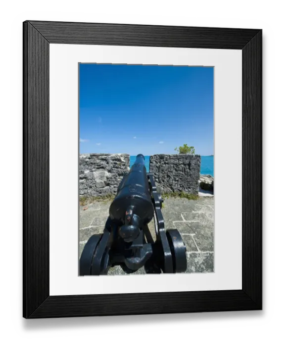 Framed Print : Bermuda. Gates Fort Park and fort Framed Print : Bermuda. Gates Fort Park and fort