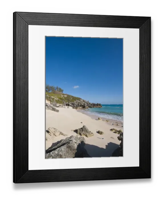 Framed Print : Church Bay Park Beach, Bermuda
