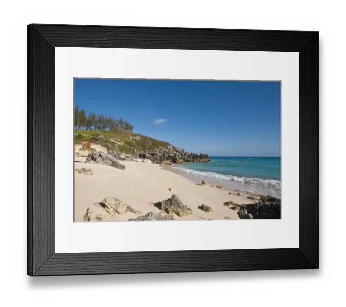 Framed Print : Church Bay Park Beach, Bermuda