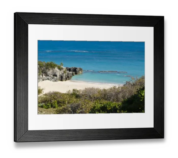 Framed Print : Chaplin Bay beach, Bermuda Framed Print : Chaplin Bay beach, Bermuda