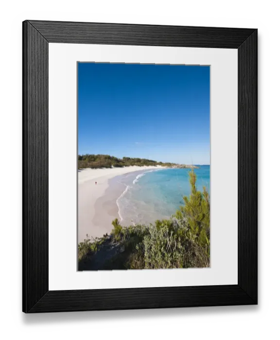 Framed Print : Horseshoe Bay beach, Bermuda Framed Print : Horseshoe Bay beach, Bermuda