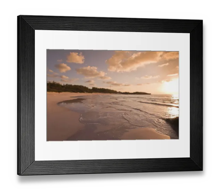 Framed Print : Horseshoe Bay beach, Bermuda