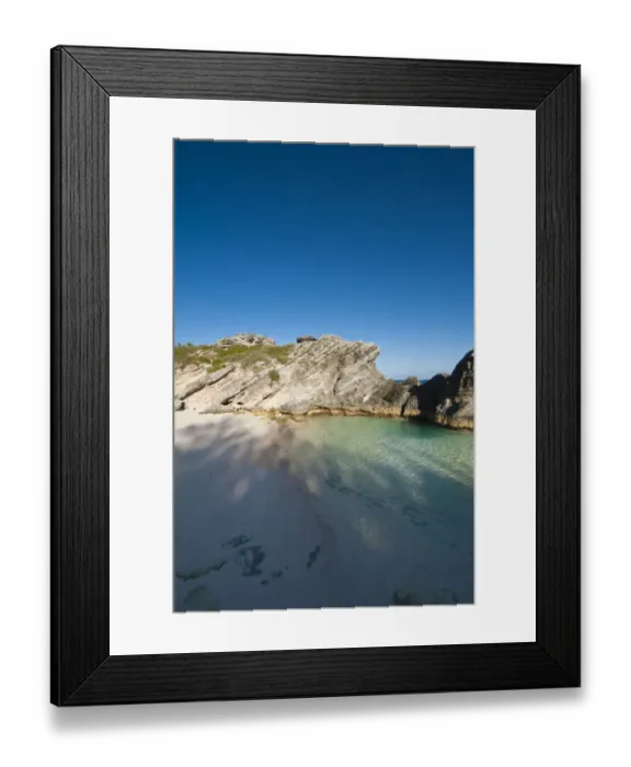 Framed Print : Horseshoe Bay beach, Bermuda Framed Print : Horseshoe Bay beach, Bermuda