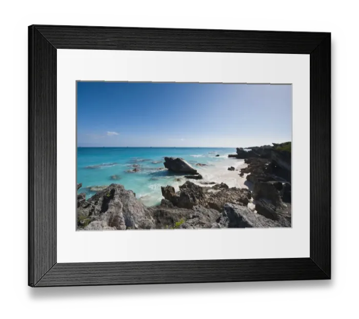 Framed Print : Stonehole Bay beach, Bermuda Framed Print : Stonehole Bay beach, Bermuda